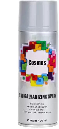 Cosmos Paints Zinc Galvanizing Spray Paint, 400 ml (Pack of 2) Zinc Galvanizing Spray Paint 800 ml  (Pack of 2)