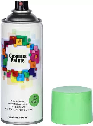 Cosmos Paints Jade Green Spray Paint 400ml (Pack of 2) Jade Green Spray Paint 800 ml  (Pack of 2)