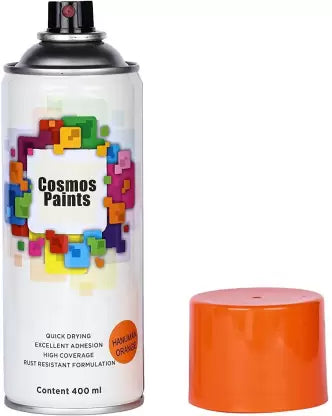 Cosmos Paints Hanuman Orange Spray Paint 400ml (Pack of 2) Hanuman Orange Spray Paint 800 ml  (Pack of 2)