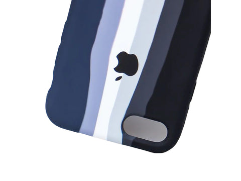 Klikmore Back cover for iPhone|Provide Premium protection and stylish design and Compaitable for iPhone 7 & iPhone 8 (Black and Navy)