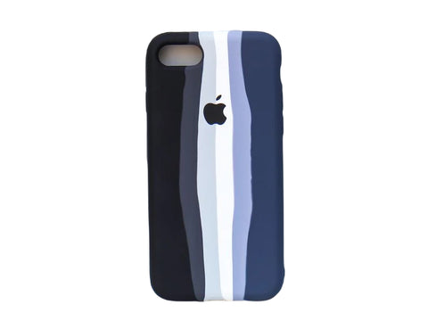 Klikmore Back cover for iPhone|Provide Premium protection and stylish design and Compaitable for iPhone 7 & iPhone 8 (Black and Navy)