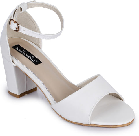 Funku Fshion Women Casual Comfortable and Stylish Block Heel Sandal